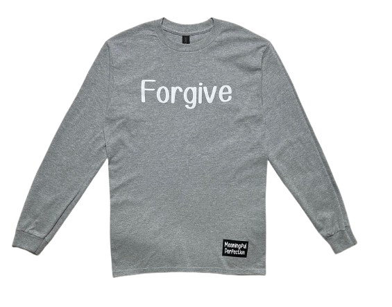 Sports Gray Forgive Long Sleeve Shirt