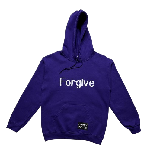 Purple Forgive Hoodie